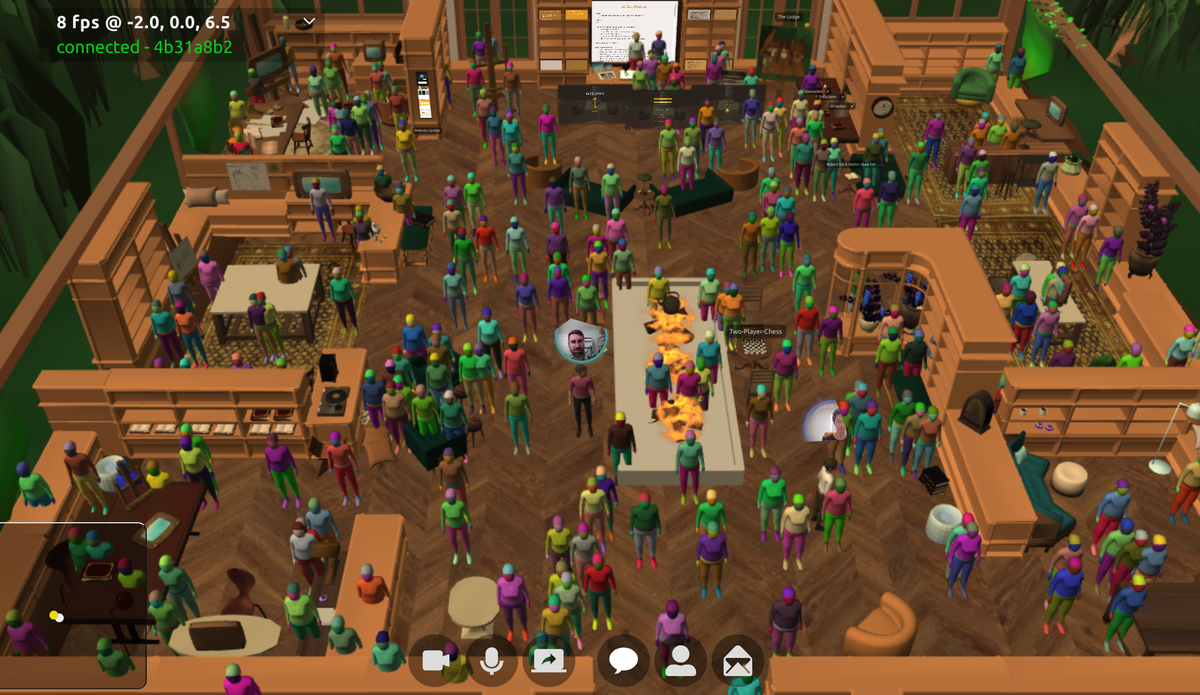 What is the upper limit of people we can have in a relm? We did a test ...